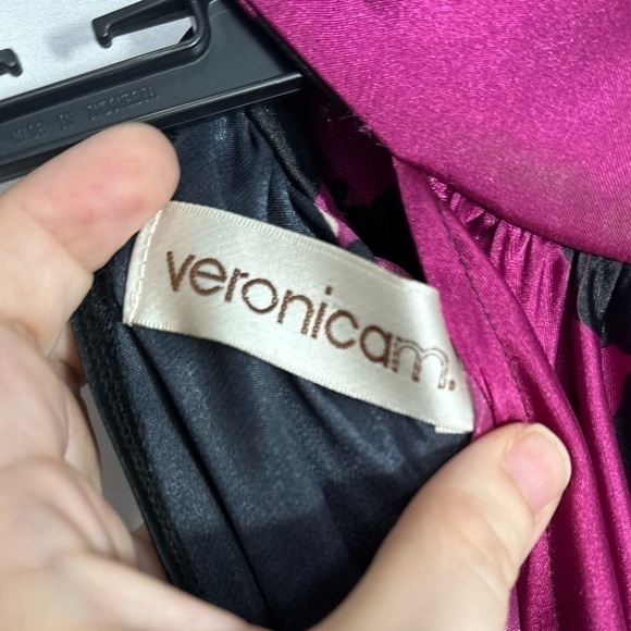 Veronica M Purple Floral Mini Dress - Picture 3 of 3